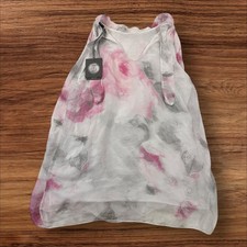 Top smanicato floreale made in