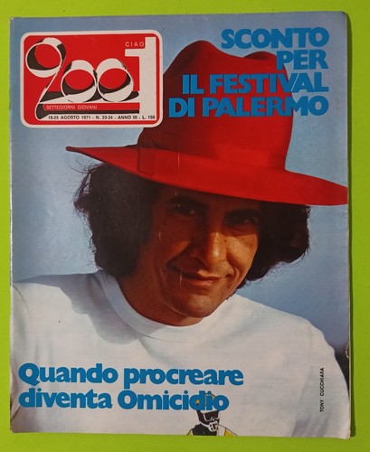 Ciao 2001 1971 tony - n.33/34,
