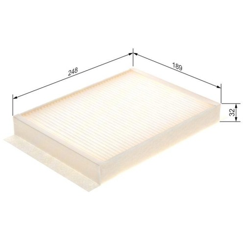 Filtro aria abitacolo bosch - filtro,