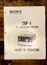 Sony CRF-1 Ricevitore Teoria