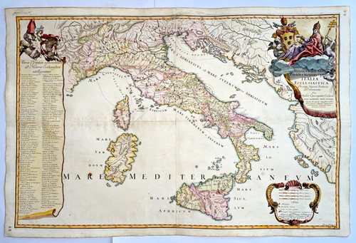 Italia ecclesiastica 1691 - italia,