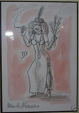 DANIELA ROMANO - opera unica - autentica su foto