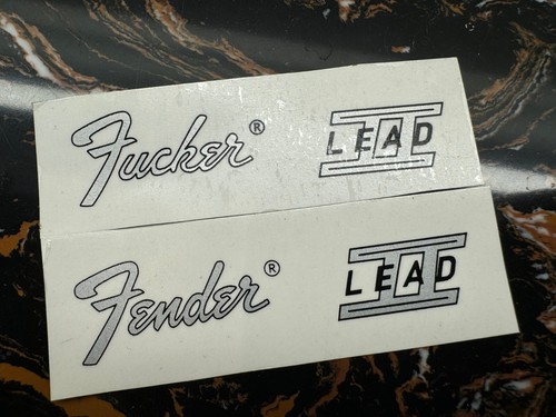 Pezzi adesivi fender f - 2,