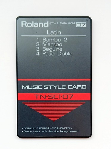 Scheda roland rom - rom, tn-sc1-07