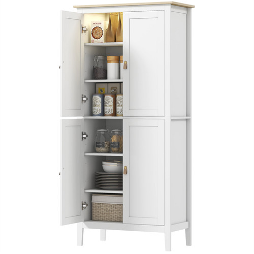 Homcom credenza alta cucina - alta,