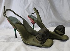 Sam Edelman Olive Green Satin