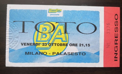 Biglietto concerto toto milano - biglietto,