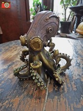 "OCTOSTEAM" FABULOUS STEAMPUNK OCTOPUS FIGURE  Fantasy, Kraken.  New, Boxed