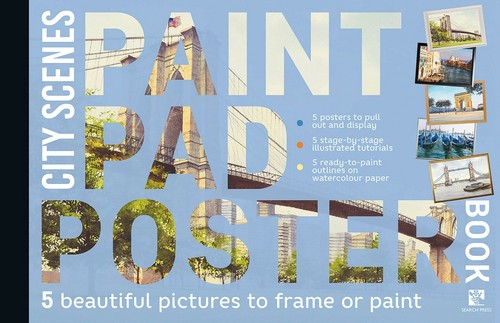 Paint pad poster book city - book,