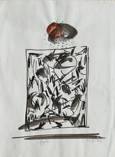 Sergio D'Angelo opera unica TM su carta con autentica