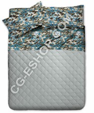 NOVITA' LENZUOLA 2 due piazze matrimoniale CAMOUFLAGE MIMETICO verde mitliare