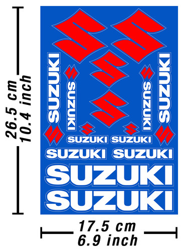 Suzuki decalcomanie stickers - suzuki,