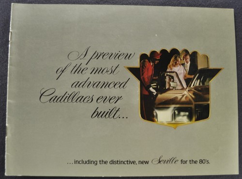 Catalogo cadillac 16pg 1980 - catalogo,