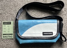 Borsa a tracolla Friday F41 Hawaii Five-O Messenger nuova blu e bianca