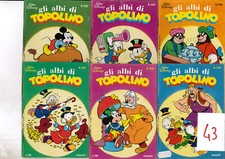 TOPOLINO ALBI  6 FUMETTI