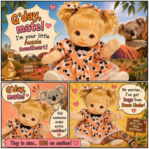 Bambola vintage child euro - my,