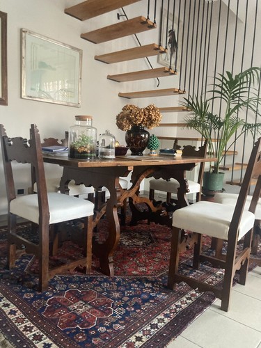 Tavolo frattino 1800 - , con