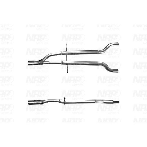 Tubo scarico nap carparts - scarico,