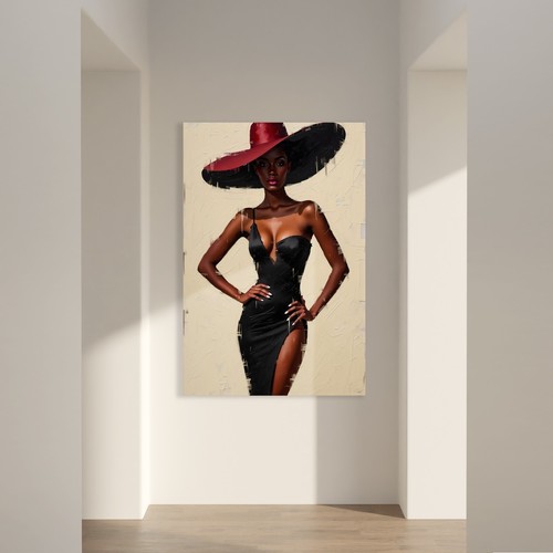 Elegante arte donna - , moda