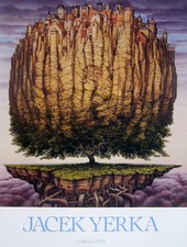 Poster fine art Jacek Yerka COWAN CITY