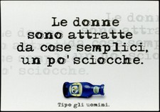 cartolina pubblicitaria PROMOCARD n.3215 DERBY BLUE LEMONLIME SUCCO FRUTTA