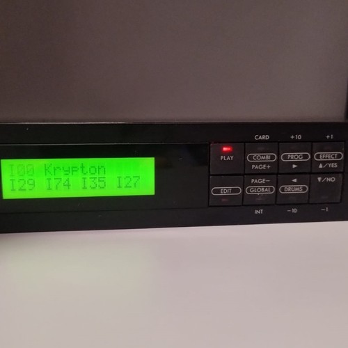 Korg m3r rackmount synthesizer - m3r,