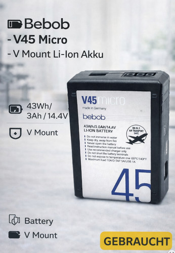 Bebob v45 micro - 🔋,