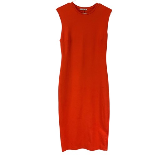 Zara arancione tubino - tubino, senza