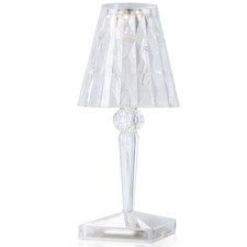 Battery Lampada da Tavolo 0.8 W Cristallo 12 x 26 x 12 cm Trasparente