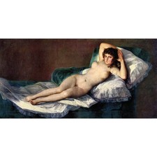La Maja nuda di Goya - Stampa artistica da parete su tela arrotolata 30x40 pollici