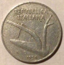 10 LIRE 1954 - REPUBBLICA ITALIANA - ITALIA - ITALY