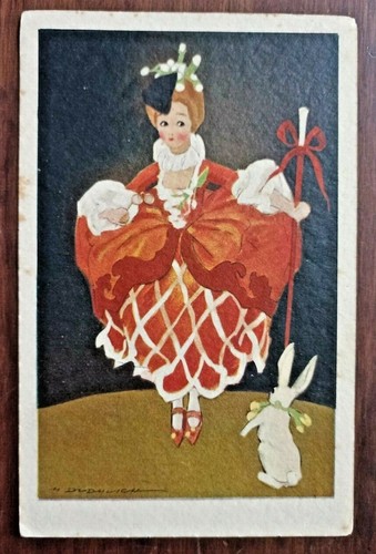 6864 cartolina donnina - donnina, in