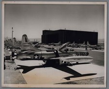 LOCKHEED F-94C STARFIRE FOTO PRODUTTORI ORIGINALI USAF PALMDALE BASE DI PROVA
