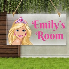 Targa da appendere stanza