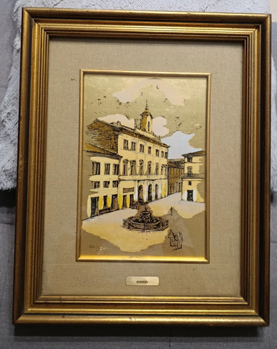 Antico quadro acquaforte - antico,