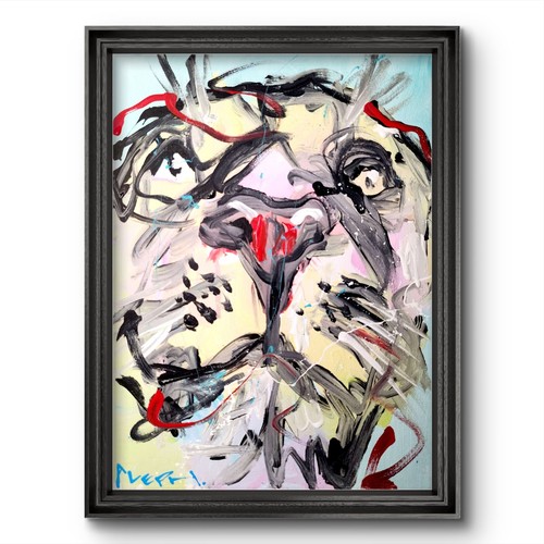 Quadro aleph originale leone - quadro,