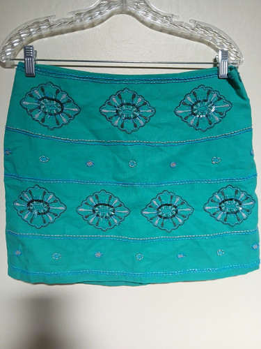 Zara minigonna turchese - zara,