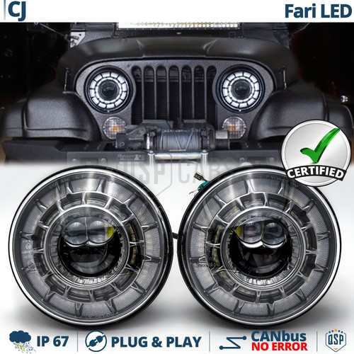 Fari led per jeep cj - led,