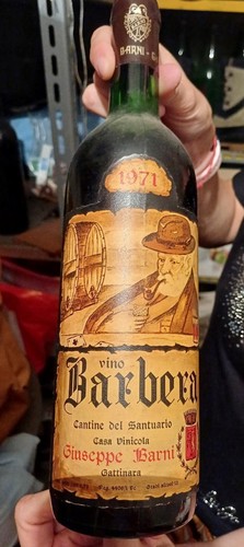Vino 1971 barbera cantine del - barbera,