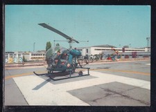 Cartolina Militare Eliporto Leonardo Da Vinci Fiera di Milano Elicottero K3711