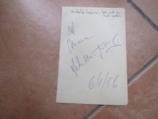 AUTOGRAFO 1956 Napoli ACHILLE