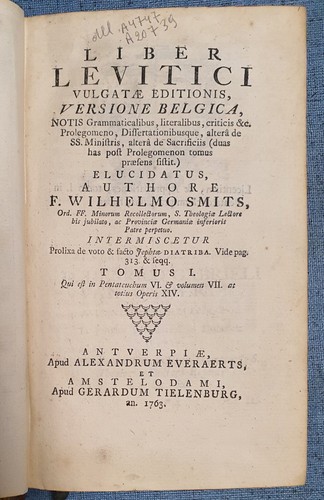 1763 liber levitici - levitici, vulgatae