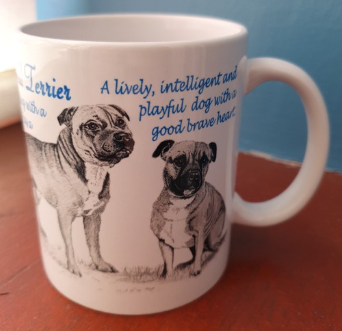 Tazza staffie staffordshire - tazza,