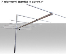 Antenna VHF 7 elementi - LTE