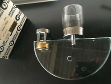 Bongio serie ark mensola cristallo portaspazzolino cromo/oro 24kt