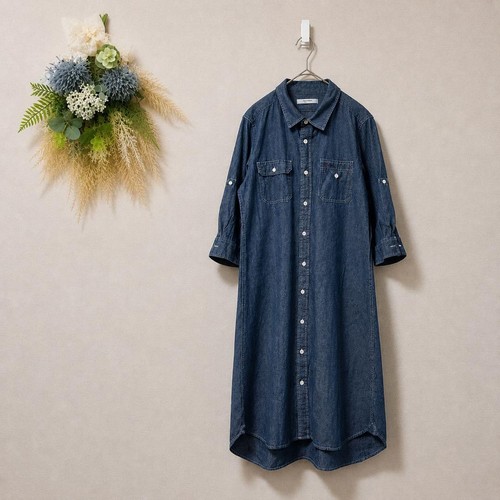 Abito camicia denim 100 - abito,