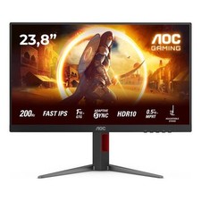 Aoc Monitor 23,8" ( IPS 1920x1080 FULL HD 200Hz ) Pivot Black e Red 24G4HA
