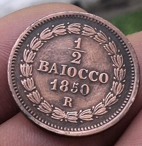 Pièce ancienne baiocco - 1/2,