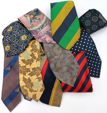 CRAVATTE VINTAGE - VARIE MARCHE ANNI '80/90 - 10 PEZZI