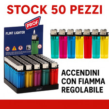 Stock accendini colorati - 50,